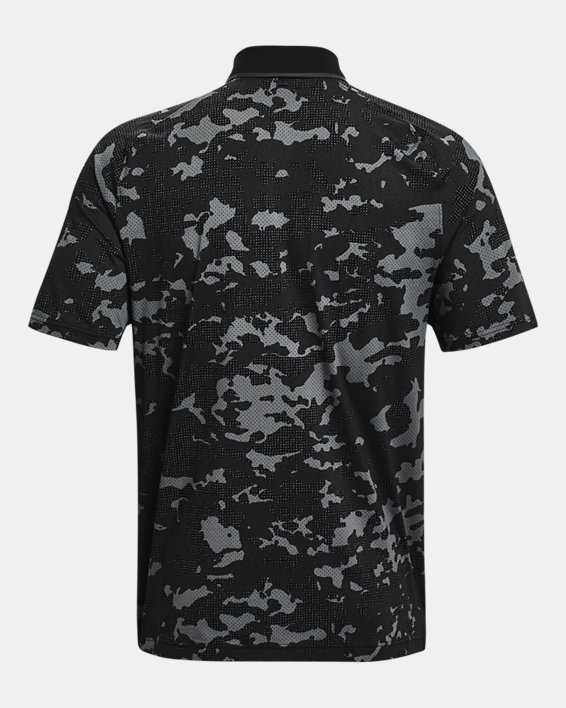 Men's UA Iso-Chill Charged Camo Polo, Black, pdpMainDesktop image number 5